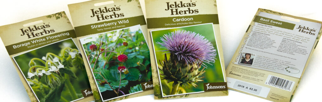 Mr Fothergill’s Seeds Jekka’s Herbs Branding and packaging