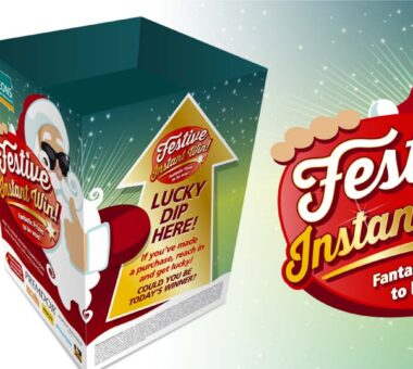Ridgeons Christmas advent promotional campaign and point of sale design