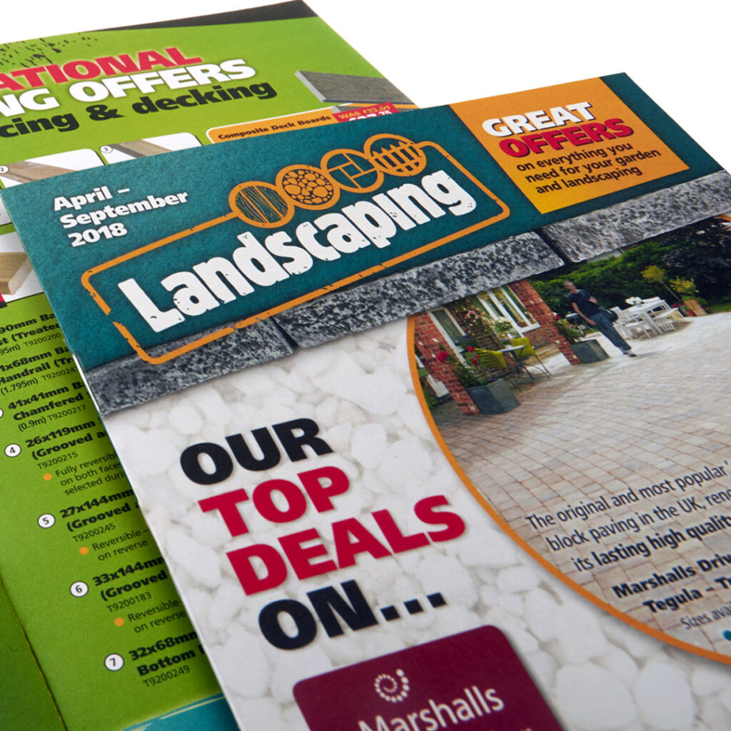 Huws Gray Ridgeons Landscaping branding, literature & point of sale