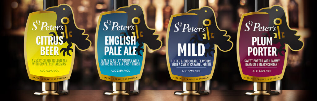 Beer point of sale by Suffolk creative agency The Finishing Post