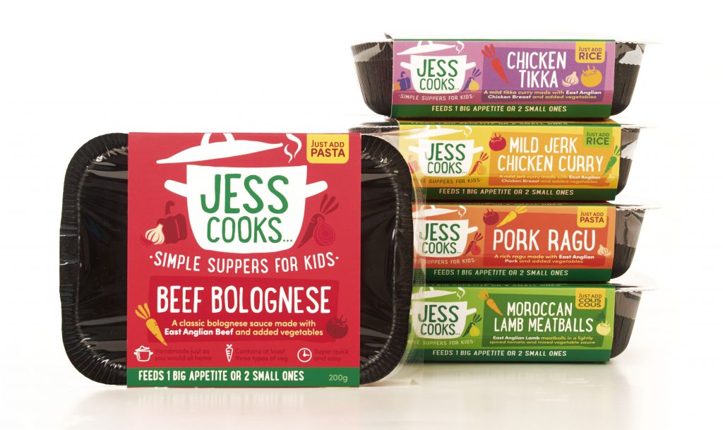 Jess Cooks start-up food business packaging design