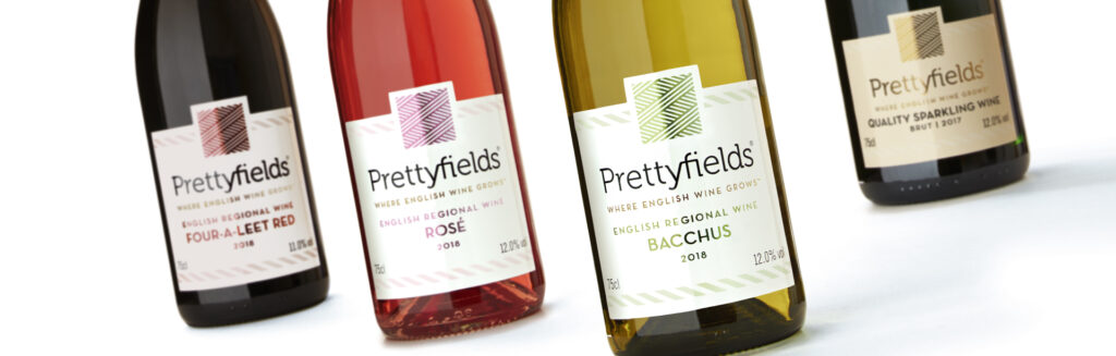 Prettyfields Wine Label Packaging Design