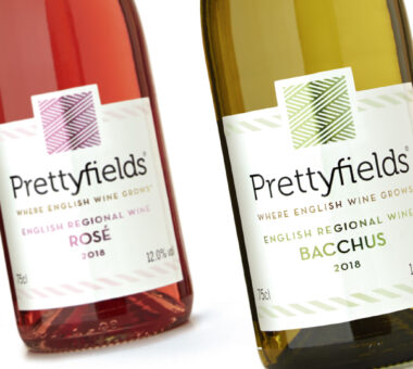 Prettyfields Wine Label Packaging Design