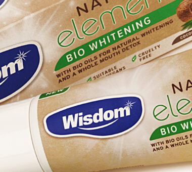 Wisdom Natural Elements toothpaste branding & packaging design