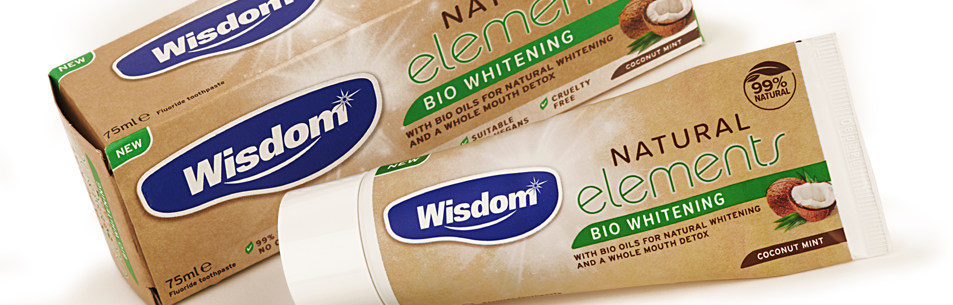 Wisdom Natural Elements Toothpaste branding & packaging design The