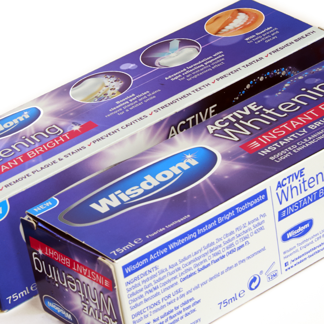 Wisdom Oral Care Branding & Packaging Design The Finishing Post