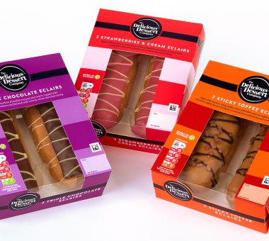 Bakkavor The Delicious Dessert Company branding, logo & packaging design