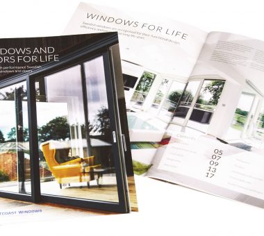 Westcoast Windows consumer brochure design
