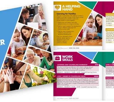 Suffolk Social Enterprise, Realise Futures, Learning & Development brochure design