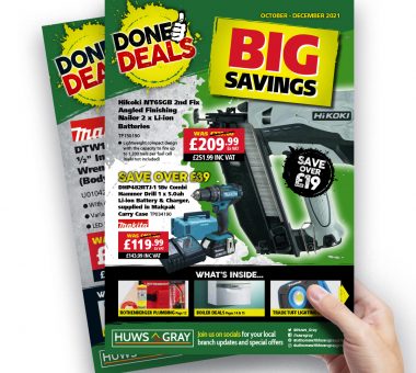 Huws Gray ‘Done Deals’ branding and marketing brochure design