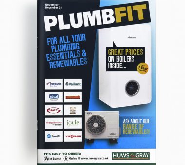 Huws Gray Plumbing sales brochure design