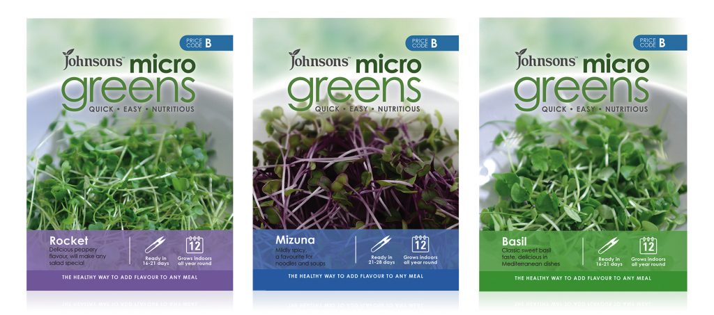Johnsons Seeds packaging design