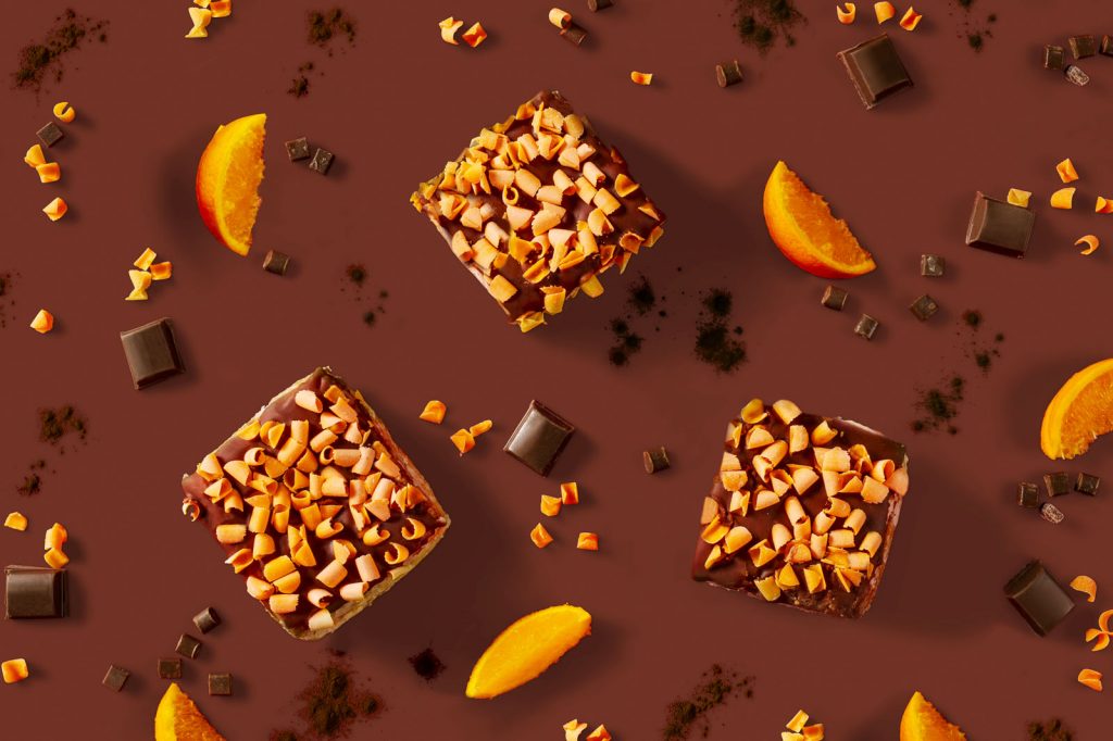 food brand photography for The Delicious Dessert Company
