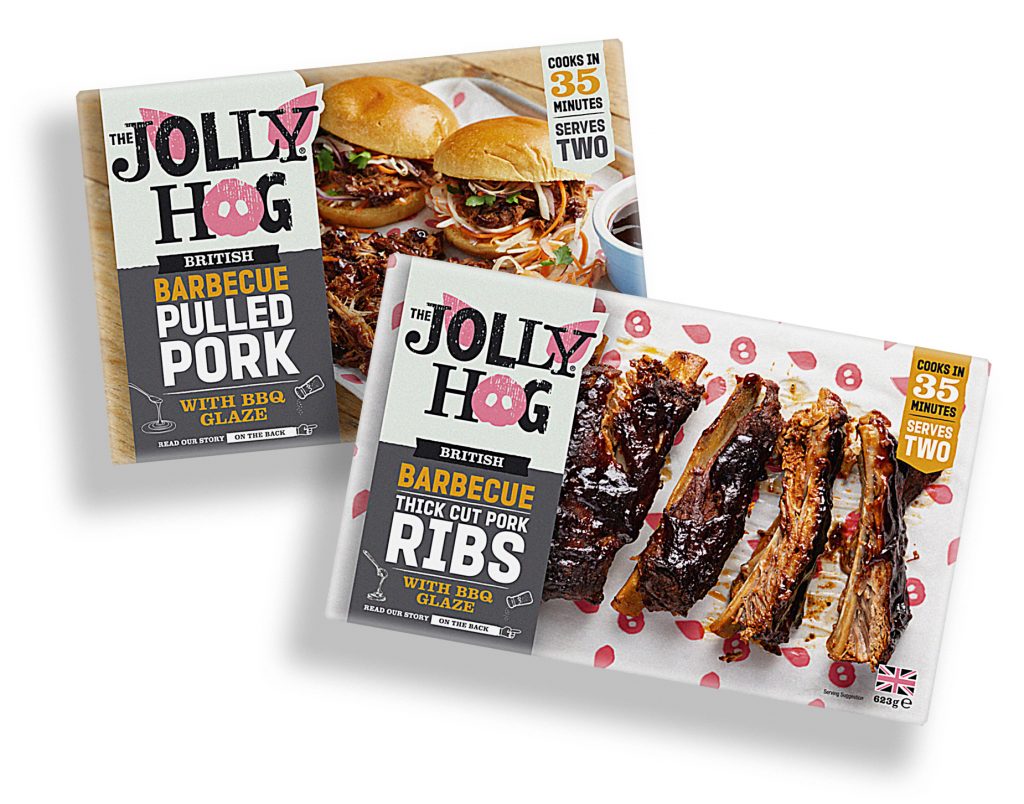 The Jolly Hog Slow Cook packaging design