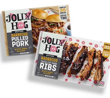 The Jolly Hog Slow Cook packaging design