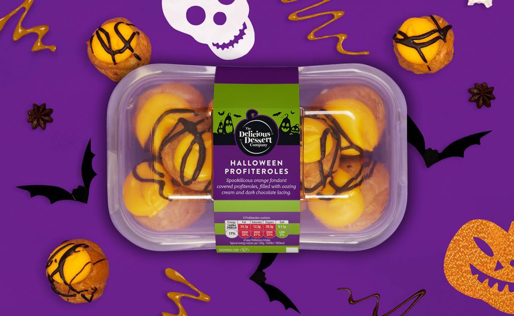 The Delicious Dessert Company Limited Edition Halloween packaging design