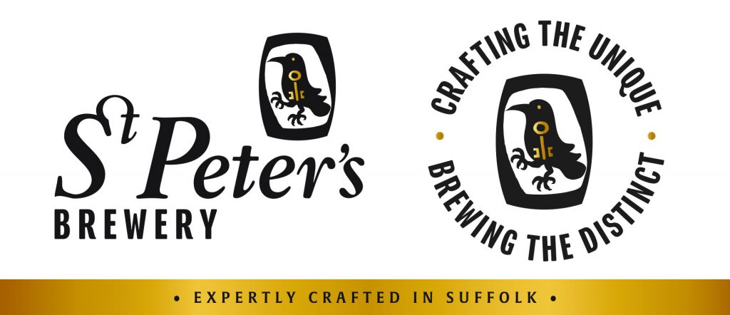 St Peter’s Brewery branding design, signage, promotional items & guidelines