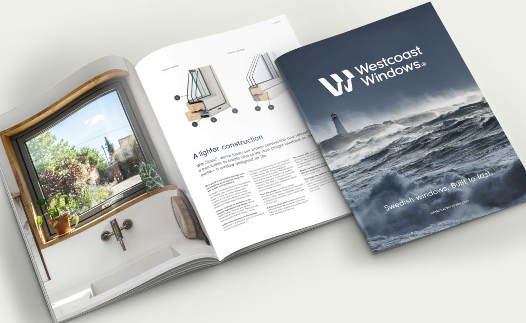 Westcoast Windows brochure design