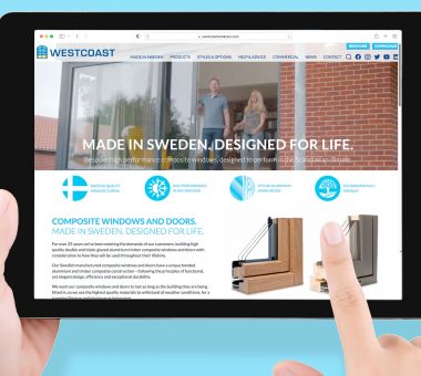 Westcoast Windows website design and content management
