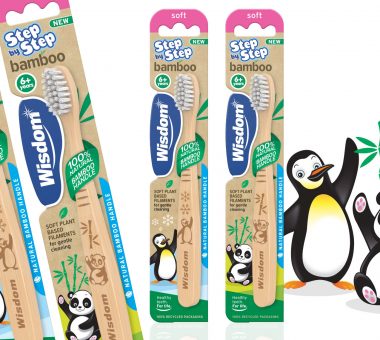 Wisdom Toothbrushes packaging design for children’s bamboo toothbrush