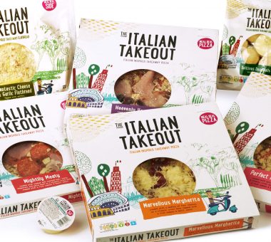 Bakkavor The Italian Takeout branding & packaging design