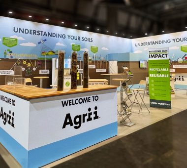 Agrii exhibition stand design for LAMMA show