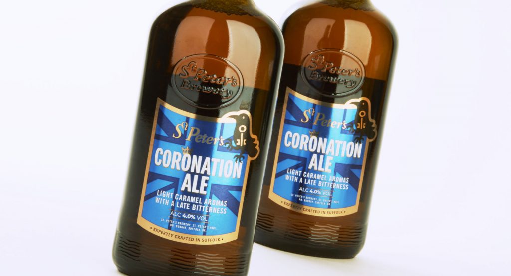 Limited Edition Coronation Ale Packaging Design for St Peter's Brewery