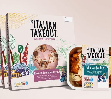 Bakkavor The Italian Takeout packaging design range extensions