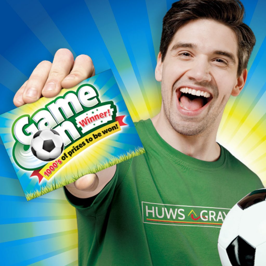Huws Gray ‘Game On’ football themed promotional campaign