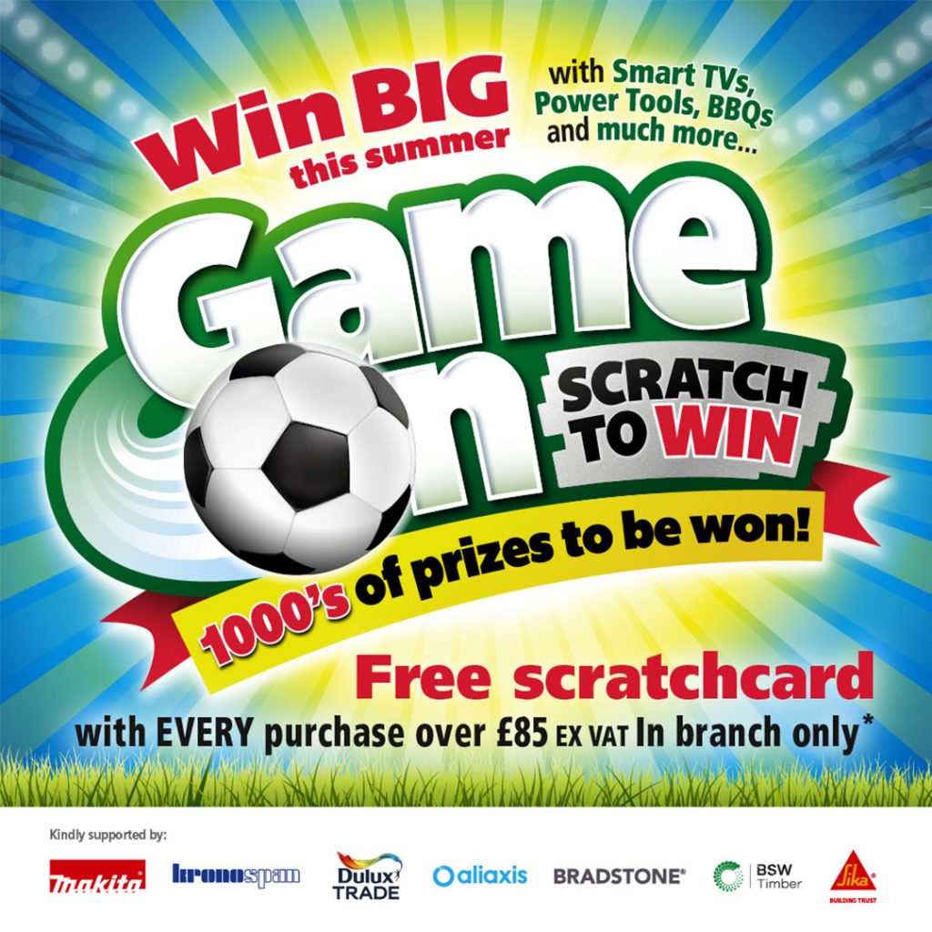 Huws Gray ‘Game On’ football themed promotional campaign