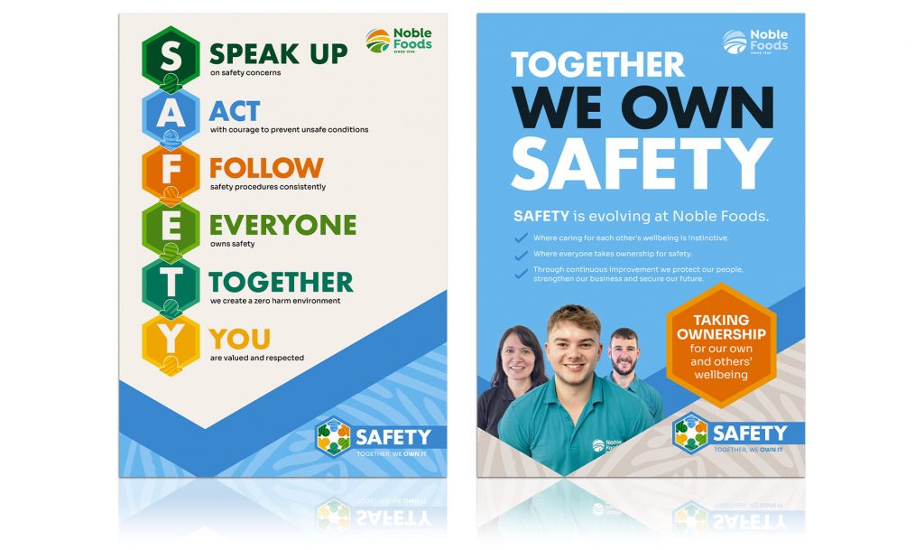 Noble Foods Health & Safety Branding and Campaign Materials