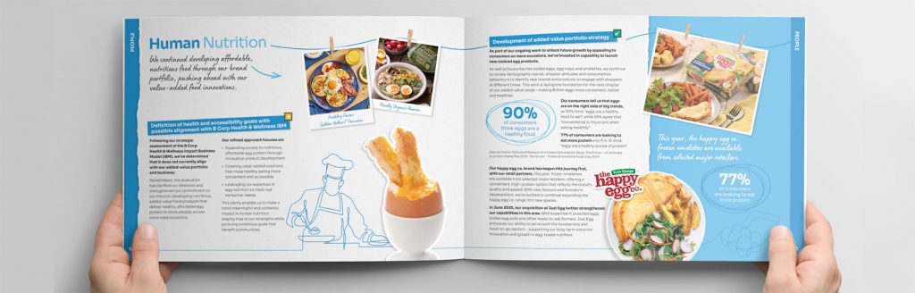Noble Foods Business Impact Report Design