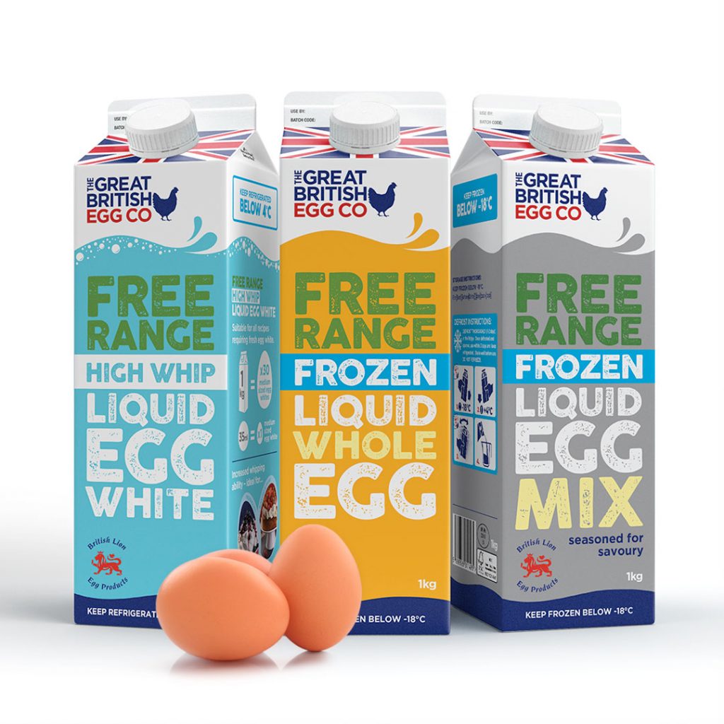 The Great British Egg Co. Foodservice Packaging Design Refresh