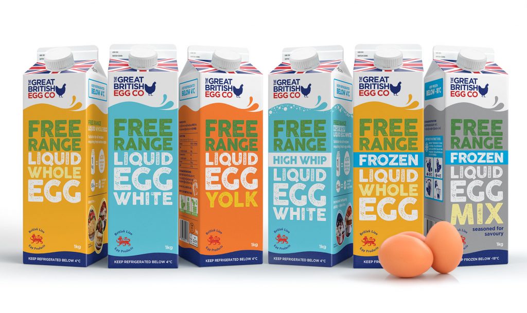 The Great British Egg Co. Foodservice Packaging Design Refresh