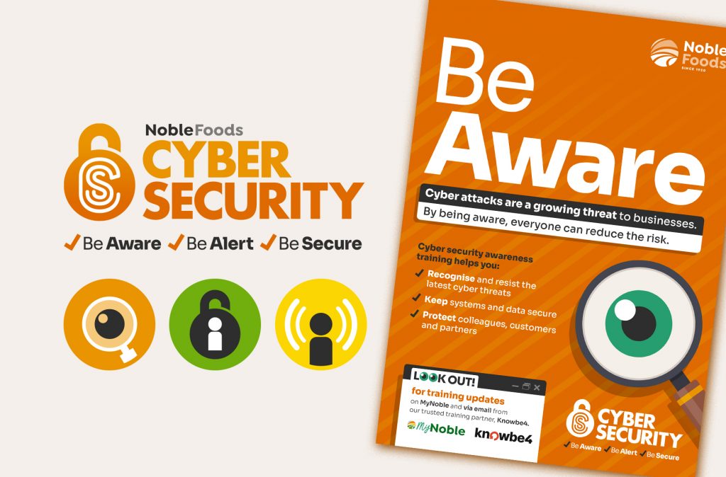 Noble Foods Cyber Security Internal Communications Campaign