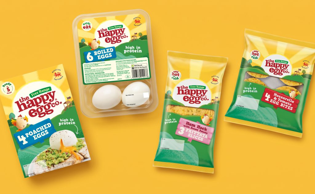 the happy egg co. New Product Packaging Design & Photography